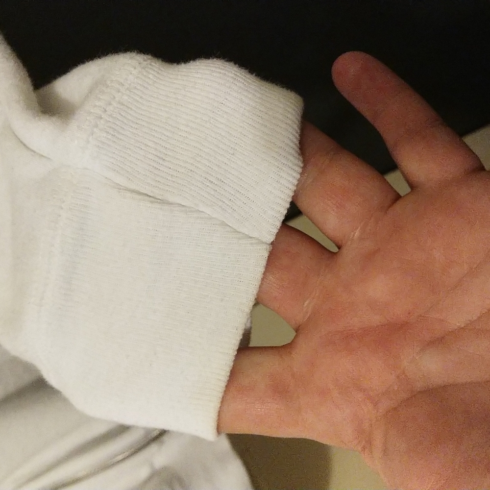 Xl Hanes white hoodie - Picture 4 of 8
